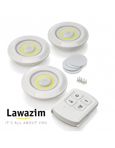 Wireless-remote-control-led-light / مصابيح LED لاسلكية مع جهاز تحكم عن بعد