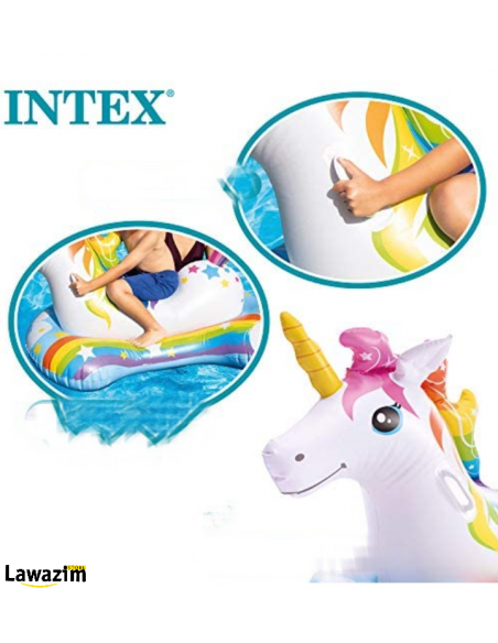 عوامة وحيد القرن الزّاهية الألوان للأطفال / Petite Flotteur de licorne coloré pour les enfants