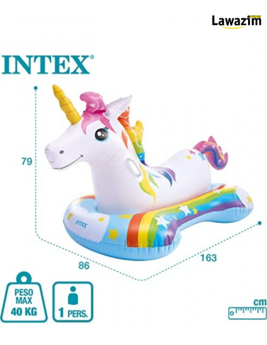 عوامة وحيد القرن الزّاهية الألوان للأطفال / Petite Flotteur de licorne coloré pour les enfants