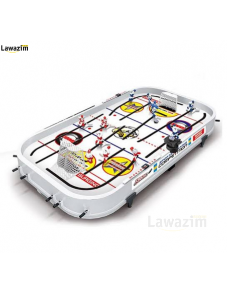 لعبة هوكي الطاولة لأمتع اللّعب الثنائية Mini Rod Hockey Table
