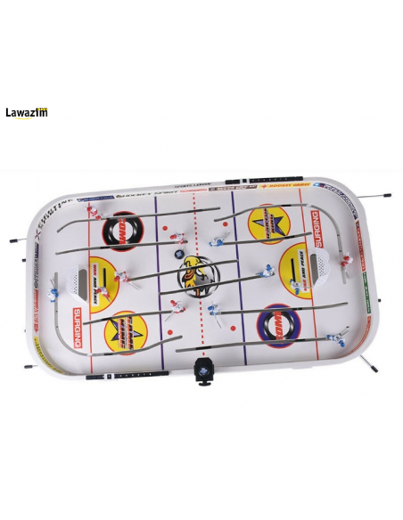 لعبة هوكي الطاولة لأمتع اللّعب الثنائية Mini Rod Hockey Table