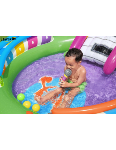 Toboggan Aquatique Gonflable Pour Enfants SING 'N SPLASH Bestway