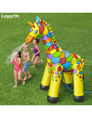 المرشة المرحة على شكل زرافة كبيرة /  Amusant arroseur en forme de grande girafe Bestway