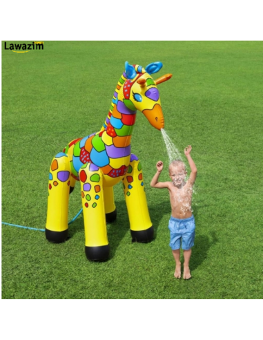 المرشة المرحة على شكل زرافة كبيرة /  Amusant arroseur en forme de grande girafe Bestway