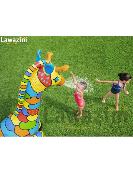 المرشة المرحة على شكل زرافة كبيرة /  Amusant arroseur en forme de grande girafe Bestway