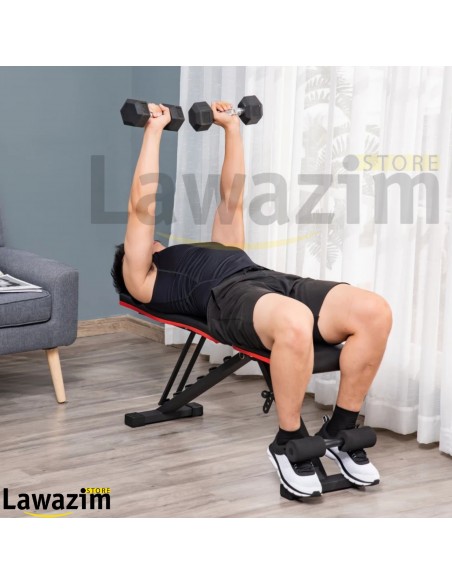 المقعد الرياضي عالي الجودة للتدريبات الرياضية الاحترافية / Banc de musculation Réglable Pliable Inclinable Multi function