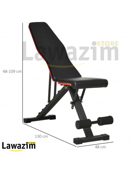 المقعد الرياضي عالي الجودة للتدريبات الرياضية الاحترافية / Banc de musculation Réglable Pliable Inclinable Multi function