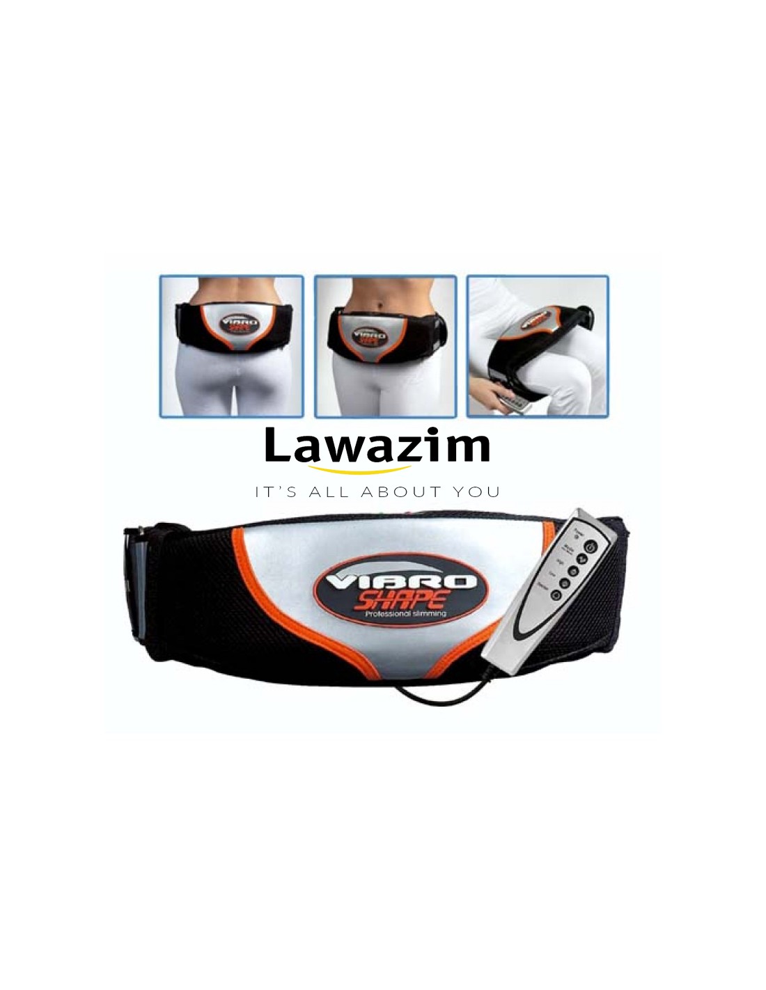 ceinture vibro shape Ceinture amincissante vibrante et chauffante