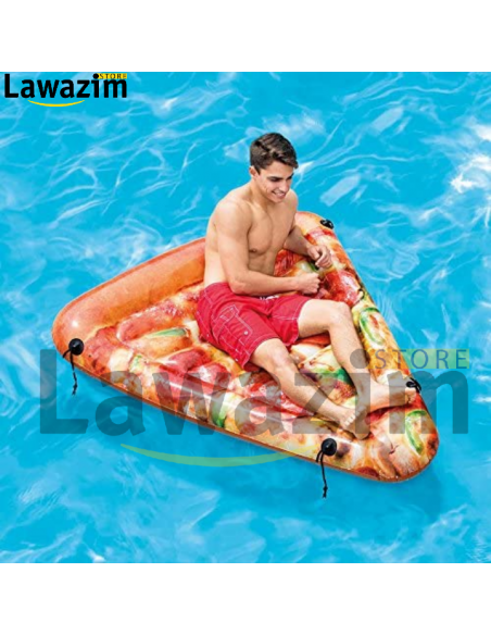 الوسادة الهوائية على شكل قطعة بيتزا للسباحة Tapis gonflable Intex Pizza Slice