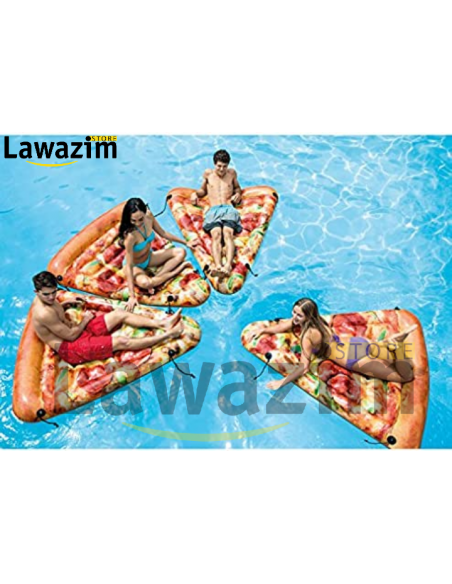 الوسادة الهوائية على شكل قطعة بيتزا للسباحة Tapis gonflable Intex Pizza Slice