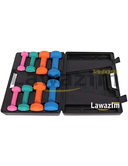 Coffret de Rangement D'haltères Fitness de 10kg حقيبه طقم دمبل للياقة البدنية 10 كغ