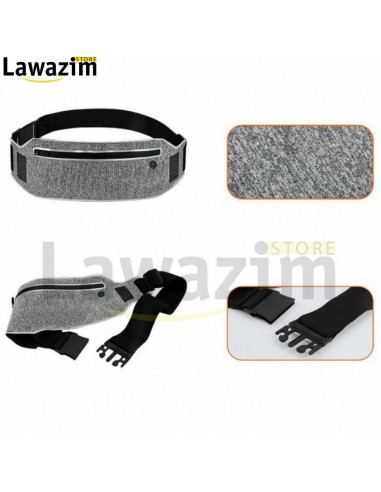 حقيبة الخصر الرياضية  لحمل الهاتف و مختلف الأعراض عند للتمرين  Ceinture Running avec Compartiment Mobile