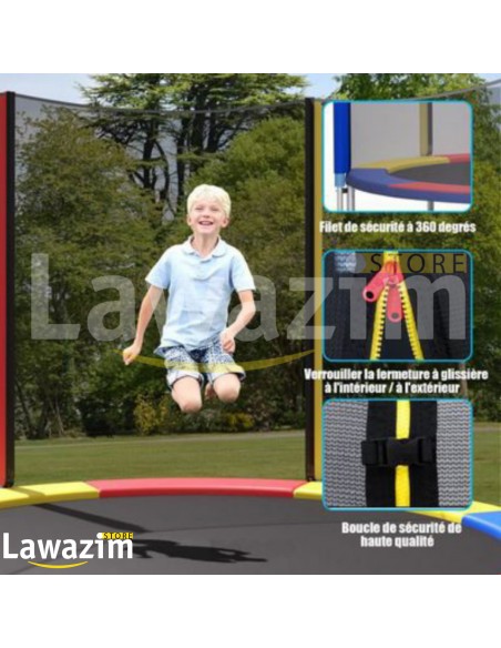 الترامبولين المستدير للحدائق بجودة عالية *Freestyle Trampoline Rond *4,20m Diamater