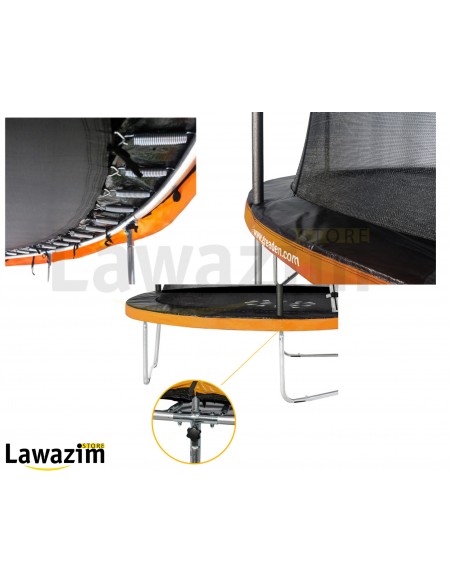 الترامبولين المستدير للحدائق بجودة عالية *Freestyle Trampoline Rond *4,20m Diamater