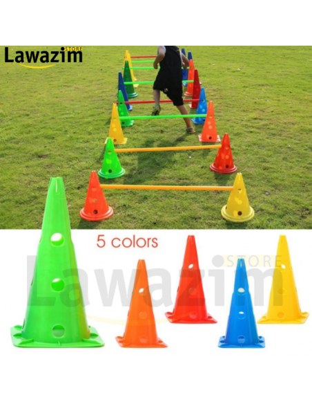المخروط البلاستيكي لتدريبات كرة القدم Cone Plastique pour entraînement de  Football pour activités de Plein air
