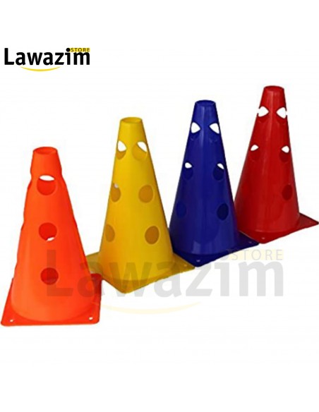 المخروط البلاستيكي لتدريبات كرة القدم Cone Plastique pour entraînement de  Football pour activités de Plein air