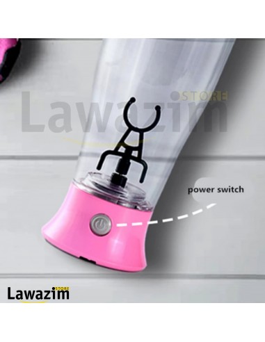 قارورة الخلط التلقائي بالمحرك القوي Bouteille de 300ML (agitateur automatique) de mélange d'eau, Portable et puissant