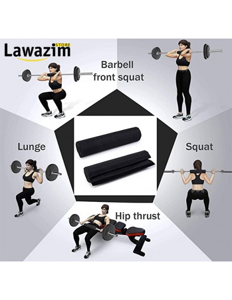 وسادة واقية للرقبة والكتف لرفع الأثقال Fitness Oreiller doux pour le cou et les épaules pour l'haltérophilie