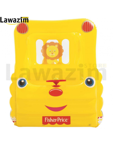 ملعب الكرات بشكل حافلة مدرسية قابلة للنفخBestway Piscine Gonflable Avec Boules Fisher School Bus