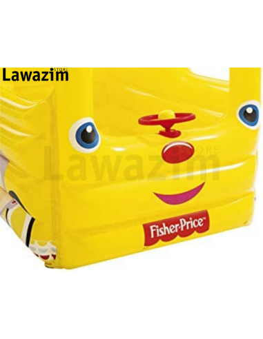 ملعب الكرات بشكل حافلة مدرسية قابلة للنفخBestway Piscine Gonflable Avec Boules Fisher School Bus
