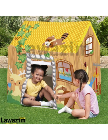 مسرح الأطفال البلاستيكي من bestway عالي الجودة Maison De Jeux Pour Enfants En Plastique Coloré Avec Porte Et Fenêtre