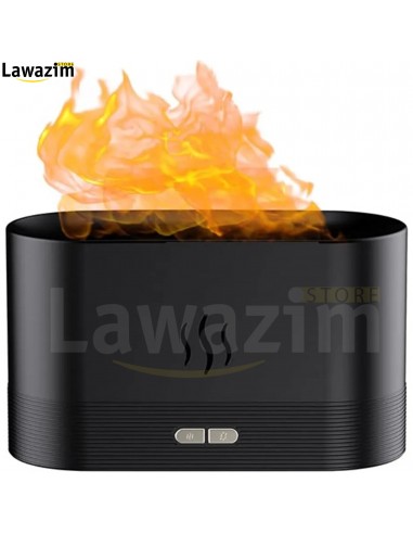 معطر منزلي صحي مع تأثير اللهب Foreverup Diffuseur D'arômes avec Effet Flamme