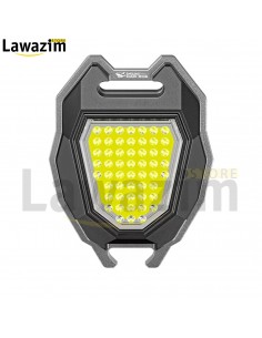 المصباح الصغير القابل للشحن  بأضواء مختلفة Mini lampe de Travail d'inspection LED Rechargeable  (Porte-clés Lampes)