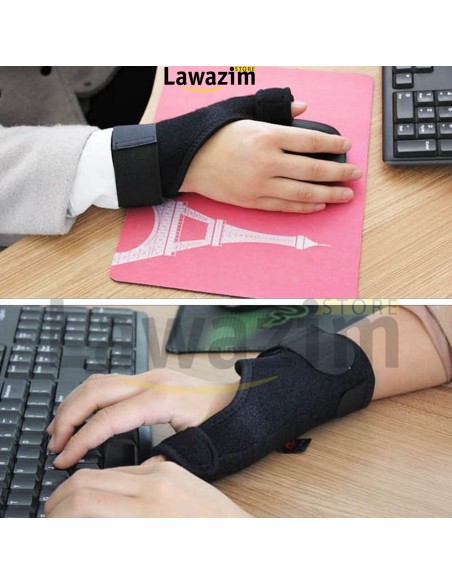 جبيرة الإبهام القابلة للتعديل مصممة للدعم والحماية Proline Neoprene Adjustable Thumb Splint PL97