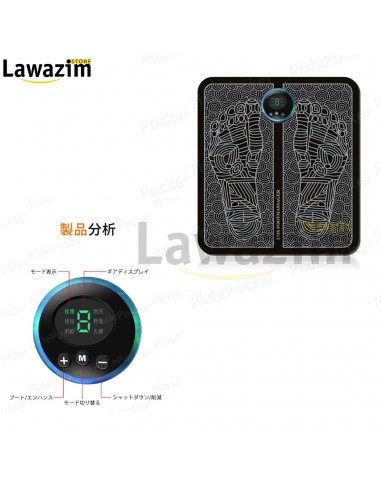 حصيرة تدليك الأقدام الصحية القابلة للطي Tapis de massage des pieds Portable