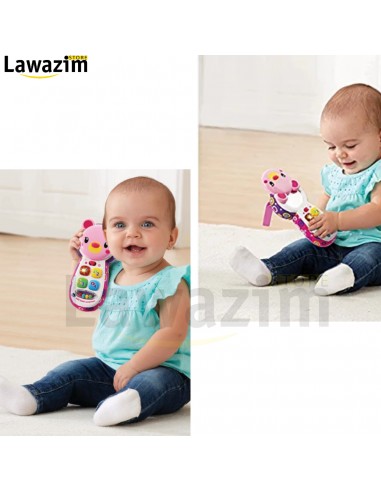 هاتف الأطفال لإكتشاف الأرقام، الألوان و الموسيقى Vtech Allo Bebe surprises