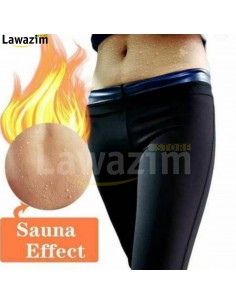 السروال الضيق للتنحيف و نحت الجسم Pantalon de sport SWEAT SHAPER pour amincissement