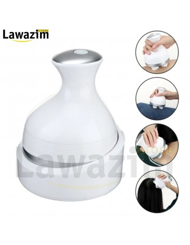 مدلك كهربائي لاسلكي لتدليك فروة الرأس Masseur de tête électrique sans fi