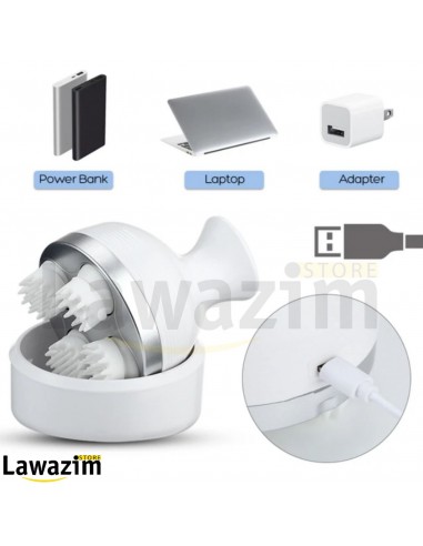 مدلك كهربائي لاسلكي لتدليك فروة الرأس Masseur de tête électrique sans fi