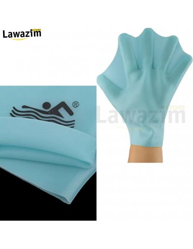 قفازات السباحة و الغوص من السيليكون Gants Palmés de Plongée et de Natation en Silicone