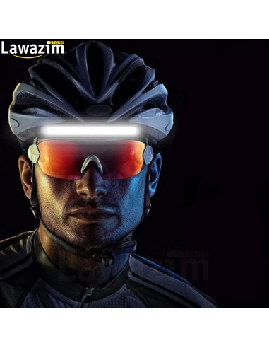 المصباح الرأسي لإضاءة ليلية قوية INF Lampe frontale rechargeable Noir