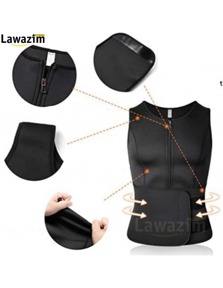 سترة شد عضلات الجسم و تحسين قوام الجسم  Gilet pour resserrer les muscles du corps et améliorer la forme Pour les hommes