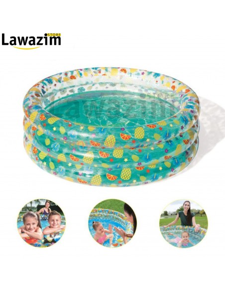 مسبح قابل للنفخ للأطفال بتصميم دائري BESTWAY Piscine Gonflable Ronde Pour Enfants