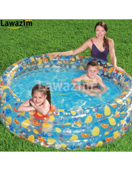 مسبح قابل للنفخ للأطفال بتصميم دائري BESTWAY Piscine Gonflable Ronde Pour Enfants