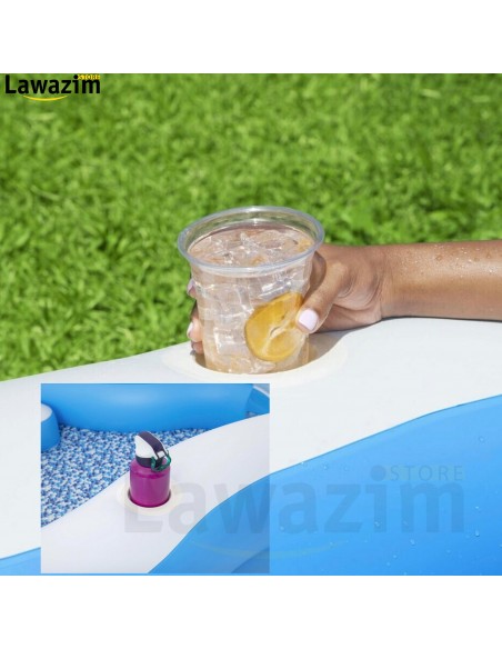 حوض السباحة Splash Viewمن Bestway بمقعدين Bestway Piscine Splashview