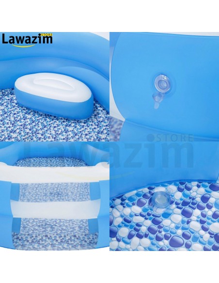 حوض السباحة Splash Viewمن Bestway بمقعدين Bestway Piscine Splashview