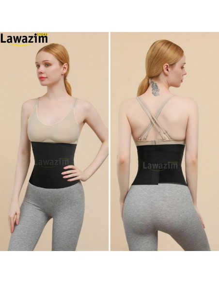 حزام تنحيف الخصر و دعم الظهر المكون من عدة لفات Ceintures respirantes taille élastique confortable