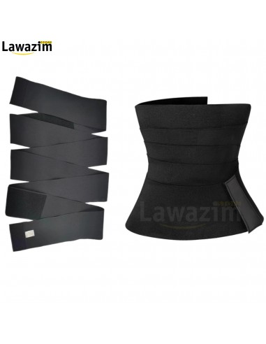 حزام تنحيف الخصر و دعم الظهر المكون من عدة لفات Ceintures respirantes taille élastique confortable