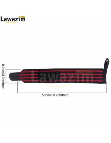 لفة المعصم القوية مع حلقة الإبهام لثبات اكبر خلال التمارين الرياضيةPro Hanson Protège-poignets