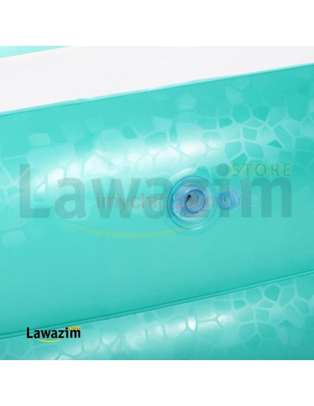 مسبح قابل للنفخ من BESTWAY مستطيل الشكل ازرق وابيض  2.62m ×1.75m×51cm Piscine Gonflable rectangulaire