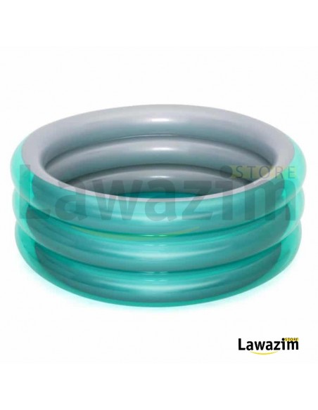 BESTWAY Piscine Gonflable Ronde Avec 3 Compartiments à Aire Pour Enfants حوض السباحة القابل للنفخ ب3 حجرات هواية