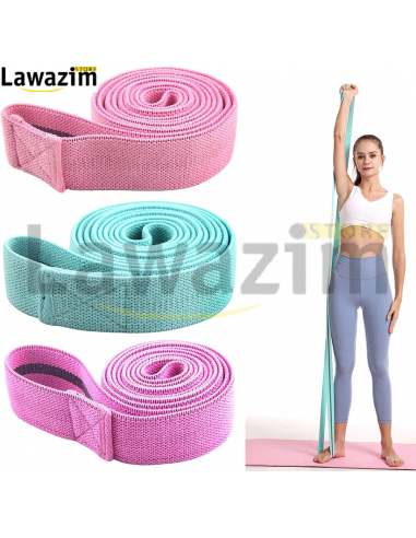 Long Fabric Resistance Bands  أربطة احترافية لتدريبات المقاومة للسيدات ذات جودة عالية