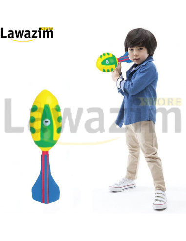 Outdoor Kid Toys Throw Rocket PU Outdoor Foam Rocket Missile