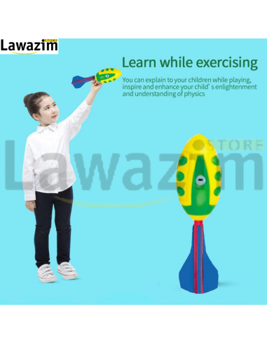 Outdoor Kid Toys Throw Rocket PU Outdoor Foam Rocket Missile