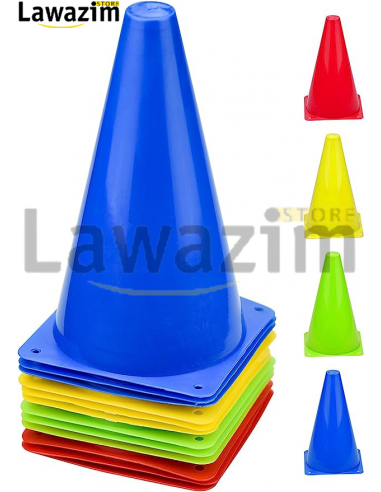 Cones for sport and training اقماع  ملونة للرياضة و التدريبات