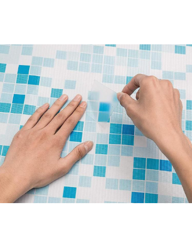 اللاصقات الشفافة لتصليح ثقوب الأحواض و الألعاب القابلة للنفخ  Patches de Réparation Adhésif pour Piscine et Jeux Gonflable